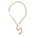 Curb Chain Y Necklace