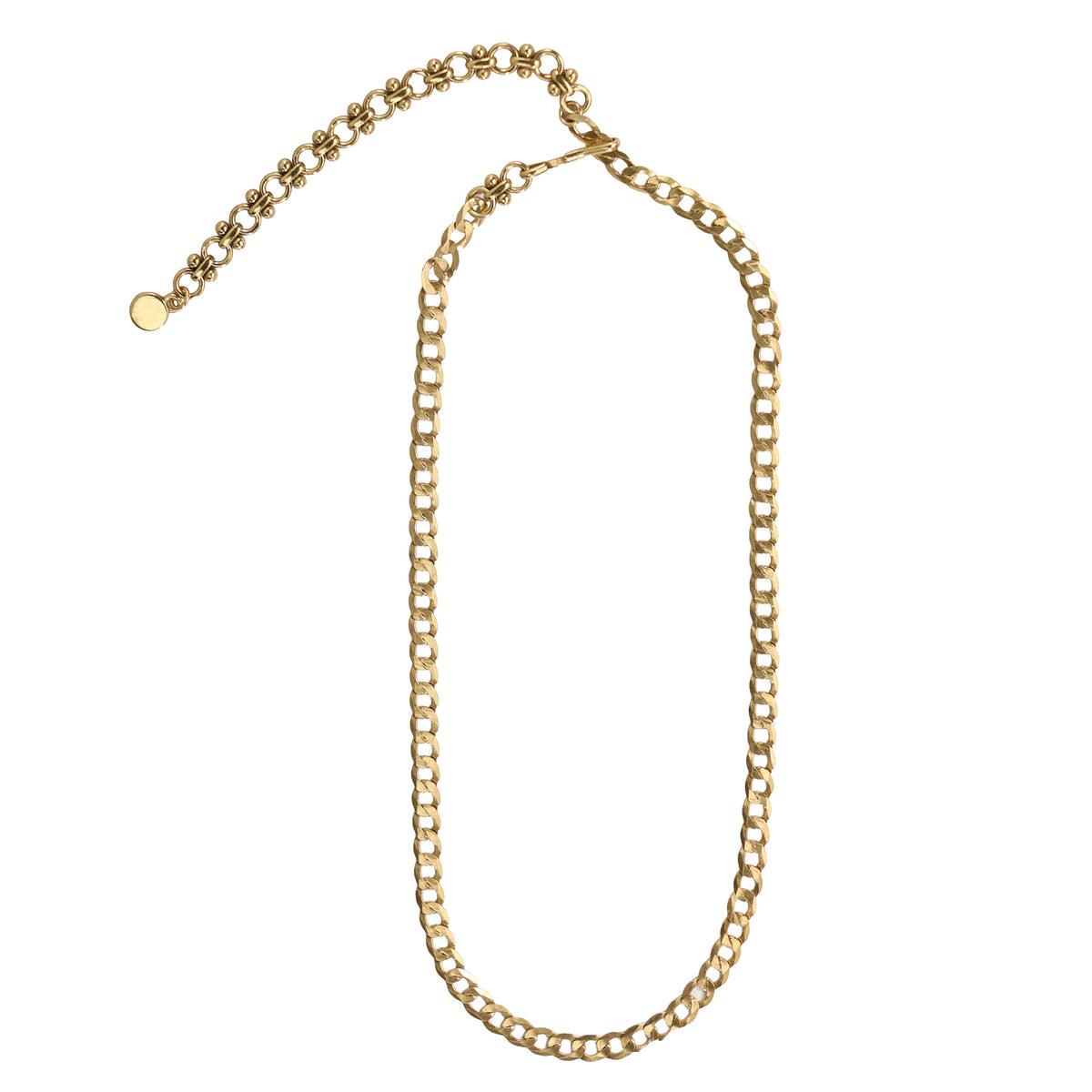 Curb Chain Y Necklace