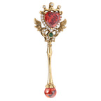 Crowned Heart Winged Pendant