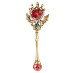 Crowned Heart Winged Pendant