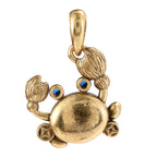 Crab Gemstone Statement Pendant