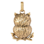 Owl Heart Statement Pendant