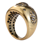 Floral Pavé Dome Statement Ring
