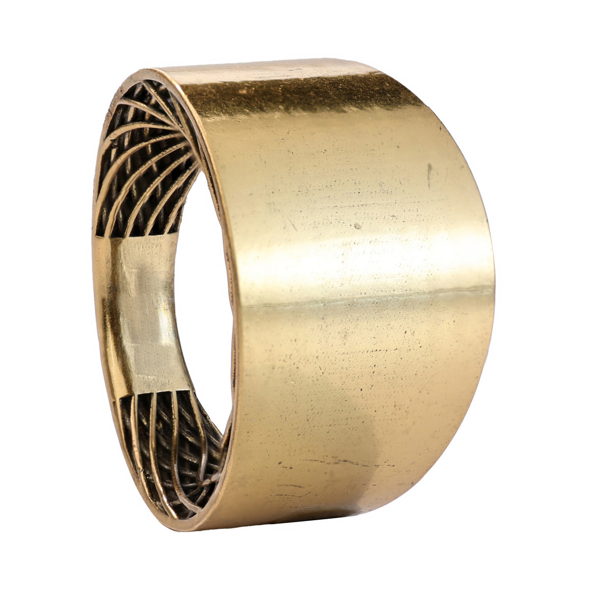 Wide Band Ring in Antique Bronze Tone