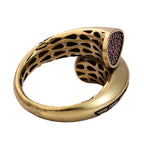 Greek Key Pavé Open Ring