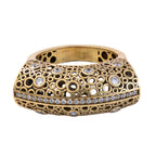Center Row Openwork Pavé Ring