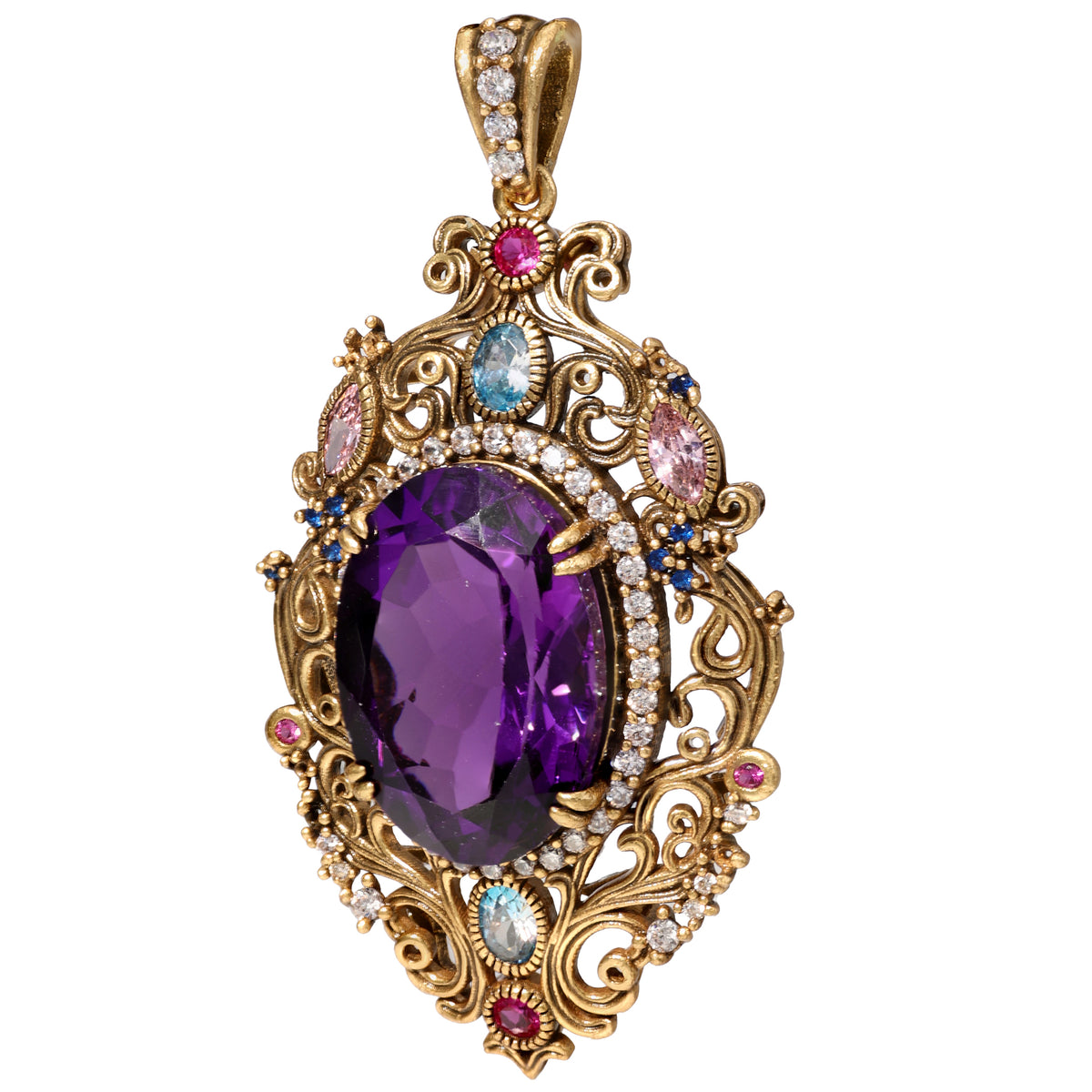 NE-PD-0070 Silver Pendant