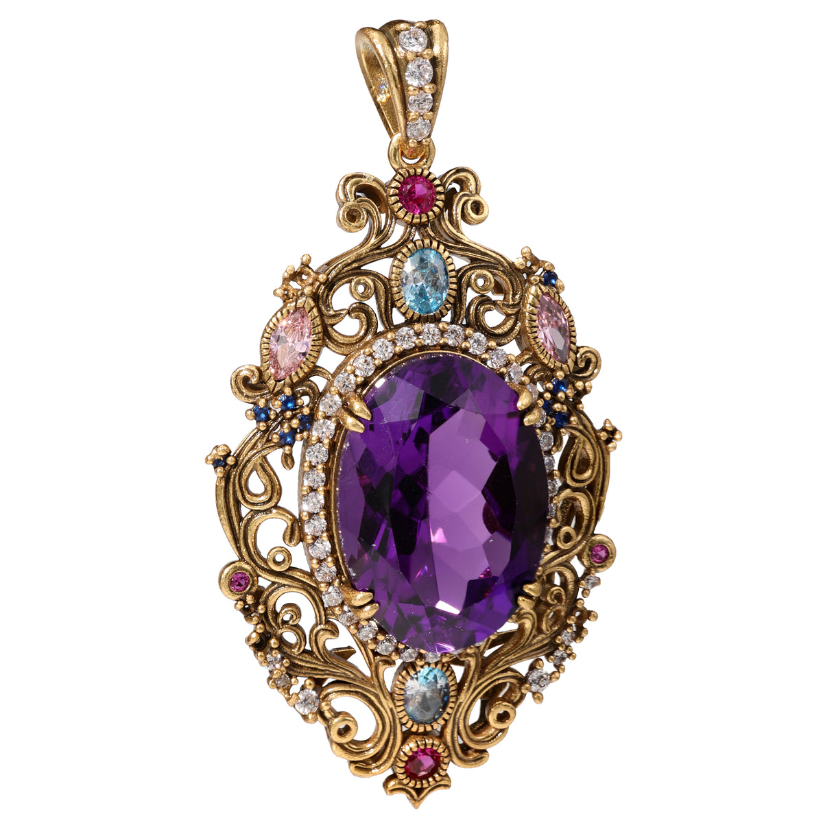 NE-PD-0070 Silver Pendant