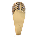 Center Row Openwork Pavé Ring