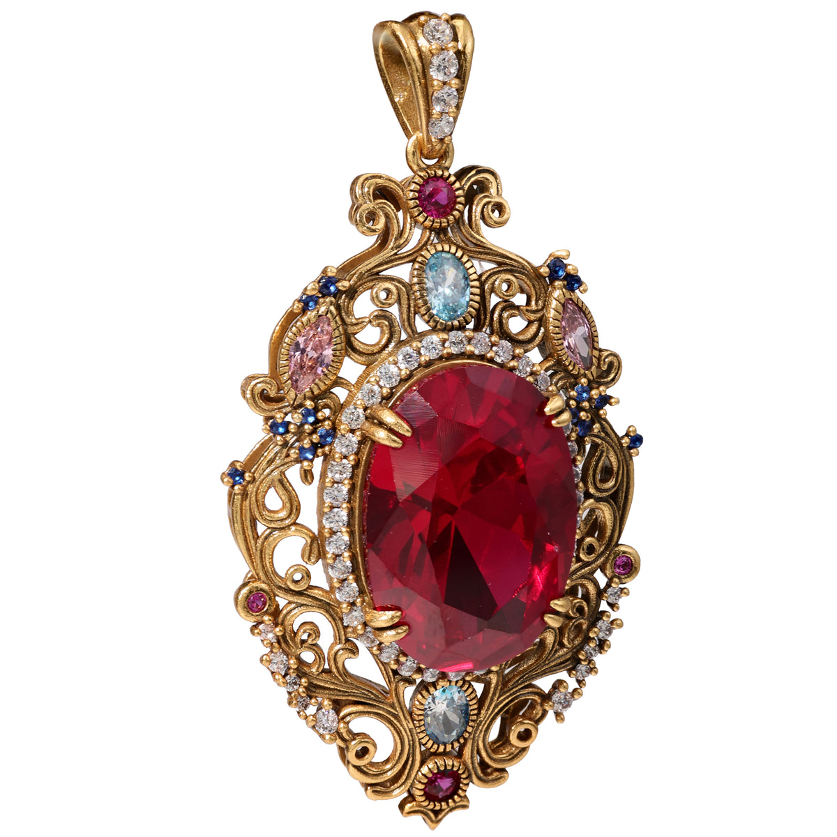 NE-PD-0070 Silver Pendant