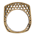 Circular Openwork Statement Ring