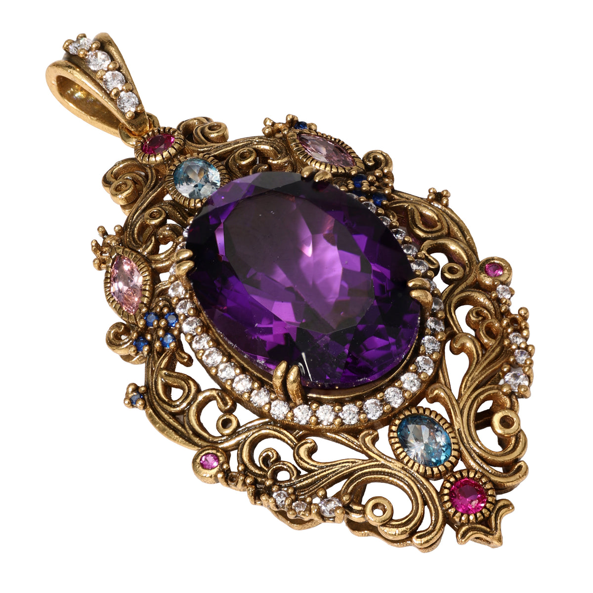 NE-PD-0070 Silver Pendant