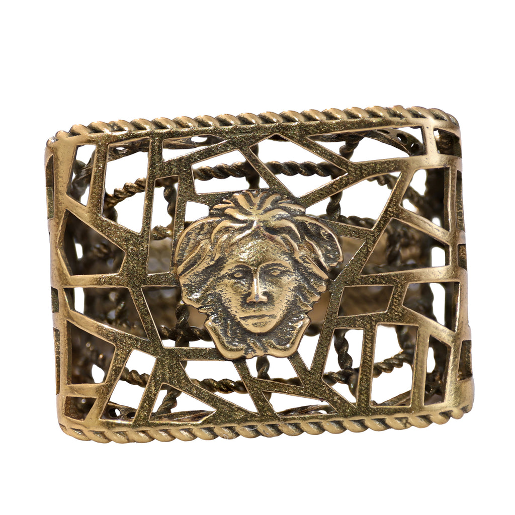 Sculptural Portrait Openwork Ring