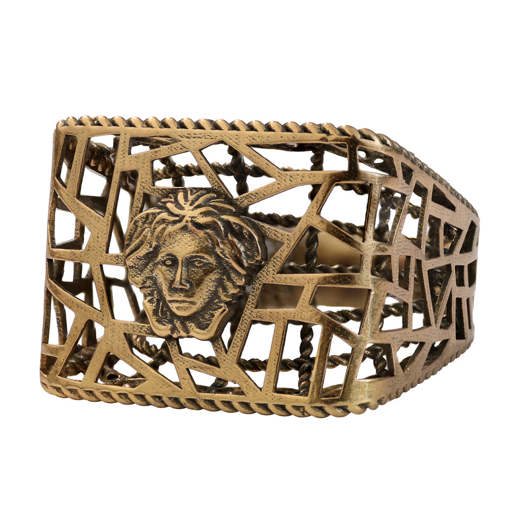 Sculptural Portrait Openwork Ring