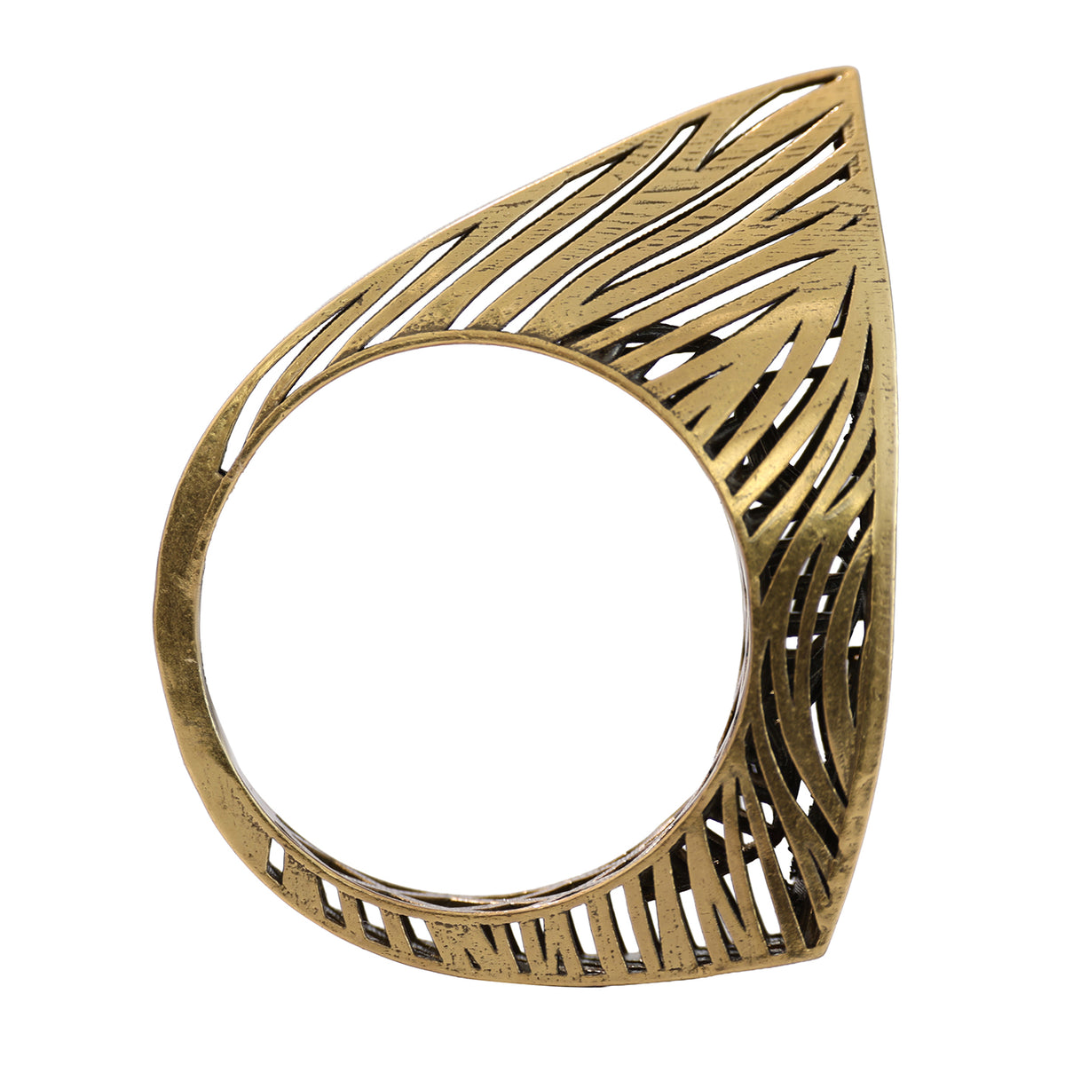 Winged Pavé Statement Ring