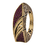 Winged Pavé Statement Ring
