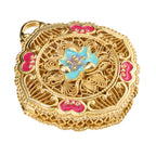 NE-PD-0079 Silver Double-Sided Pendant